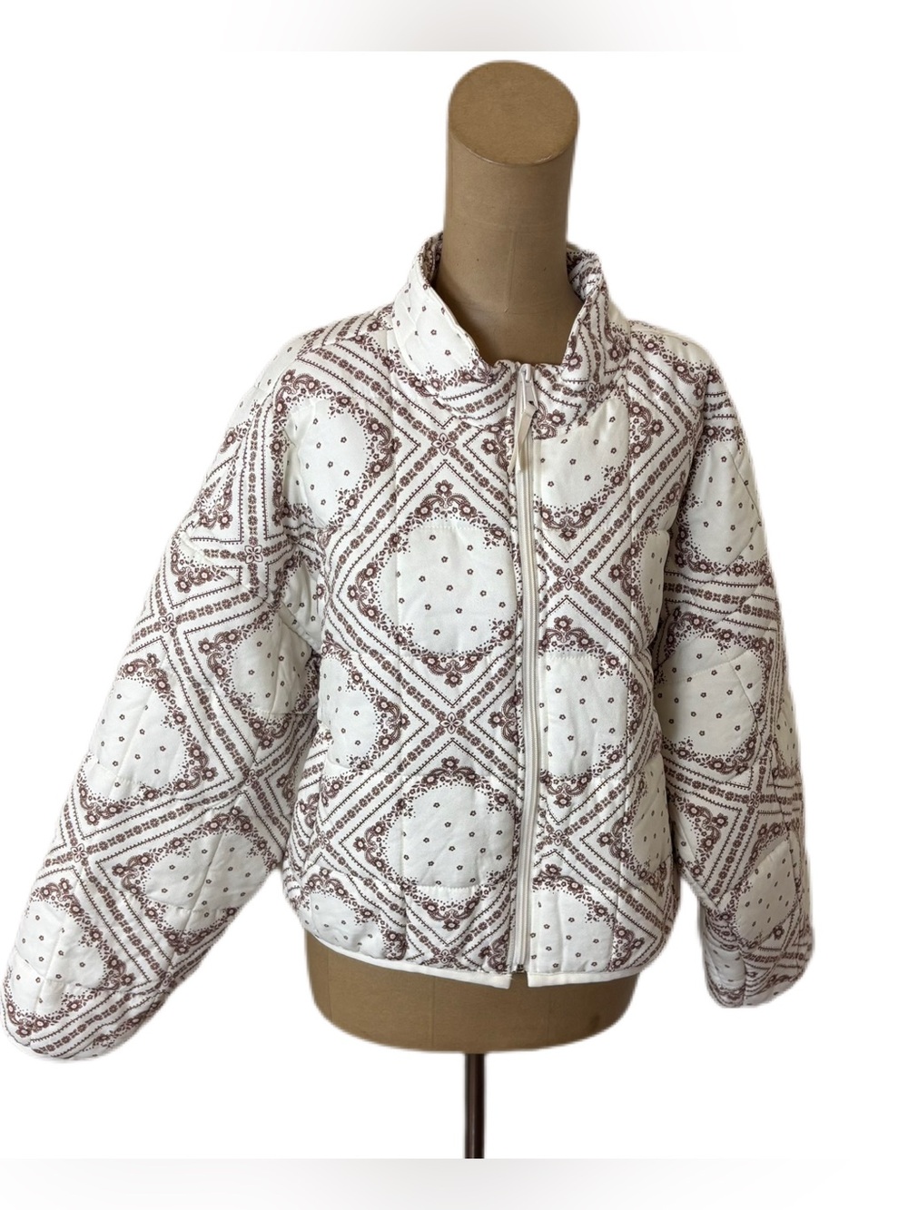 Altar’d State Quinn Quilted Jacket Size Large